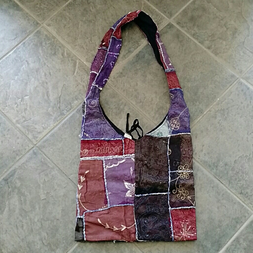 Middle Eastern patchwork bag - Picture 2 of 4